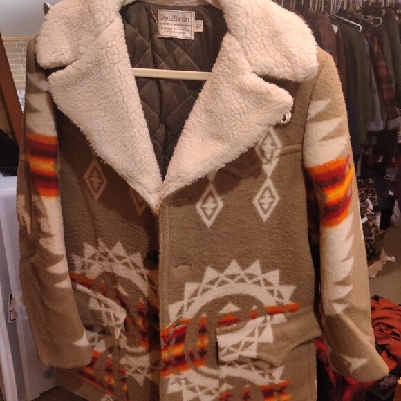 Pendleton Vintage High Grade Western Wear Coat 1970's - Picture 2 of 10